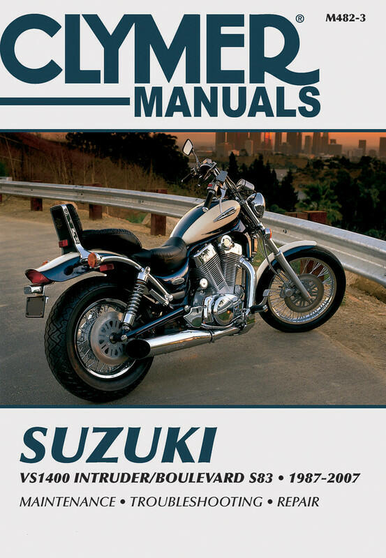 Clymer Repair Manual for Suzuki VS1400 Intruder 87-07