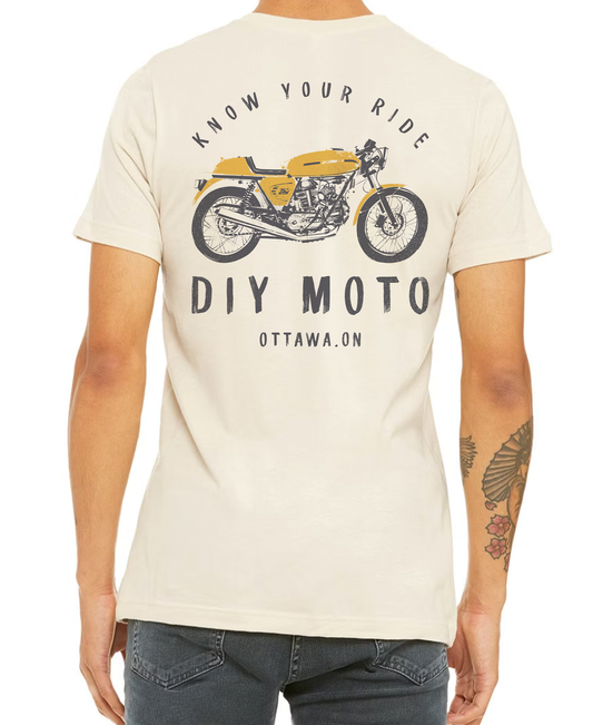 DIY Moto Shop Tee, Full Colour Print