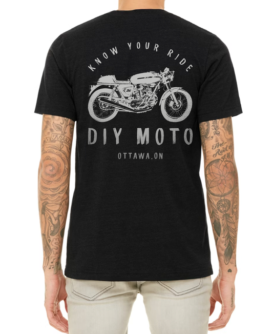 DIY Moto Shop Tee, Black