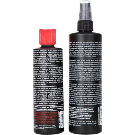 K&N Filters Filter Care Service Kit - Squeeze Red, 8 oz. Squeeze Oil