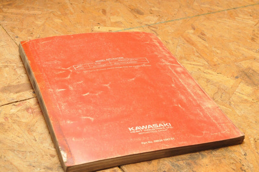 Kawasaki Factory Service Manual FSM SHOP OEM KLT110 1984 ATV #99924-1047-01