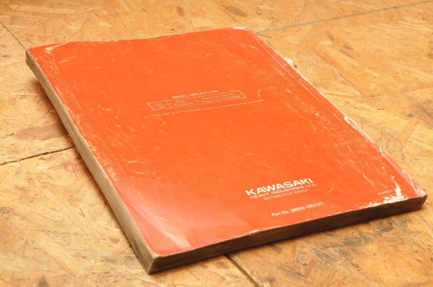 Kawasaki Factory Service Manual FSM SHOP OEM KLT160 1985 ATV #99924-1052-01
