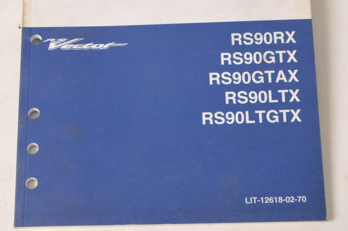 Yamaha Supplementary Service Manual Repair Maintenance Shop | RS Vector 2008