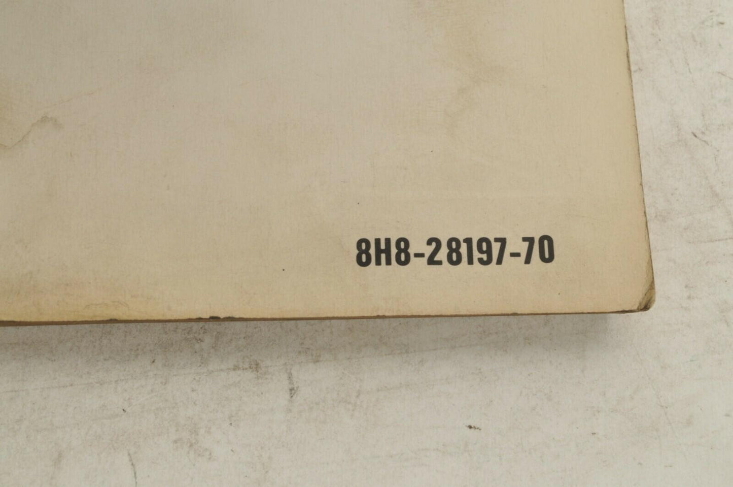 Yamaha Service Shop Manual EXCEL-V 1979 English French | 8H8-28197-70