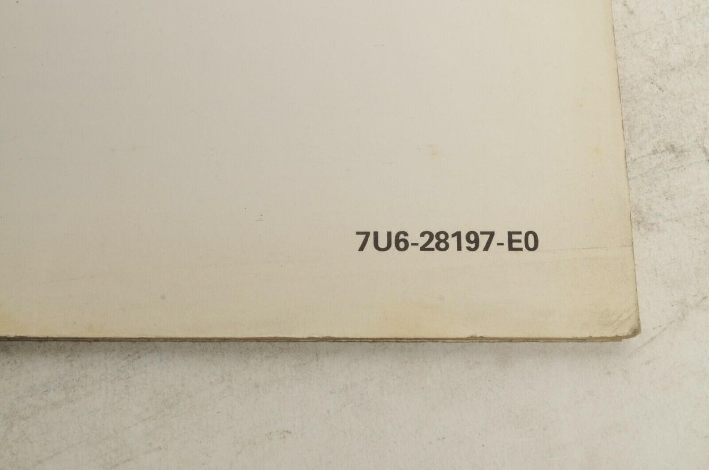 Yamaha Service Shop Manual - YS-220 Snowthrower En | 7U6-28197-E0