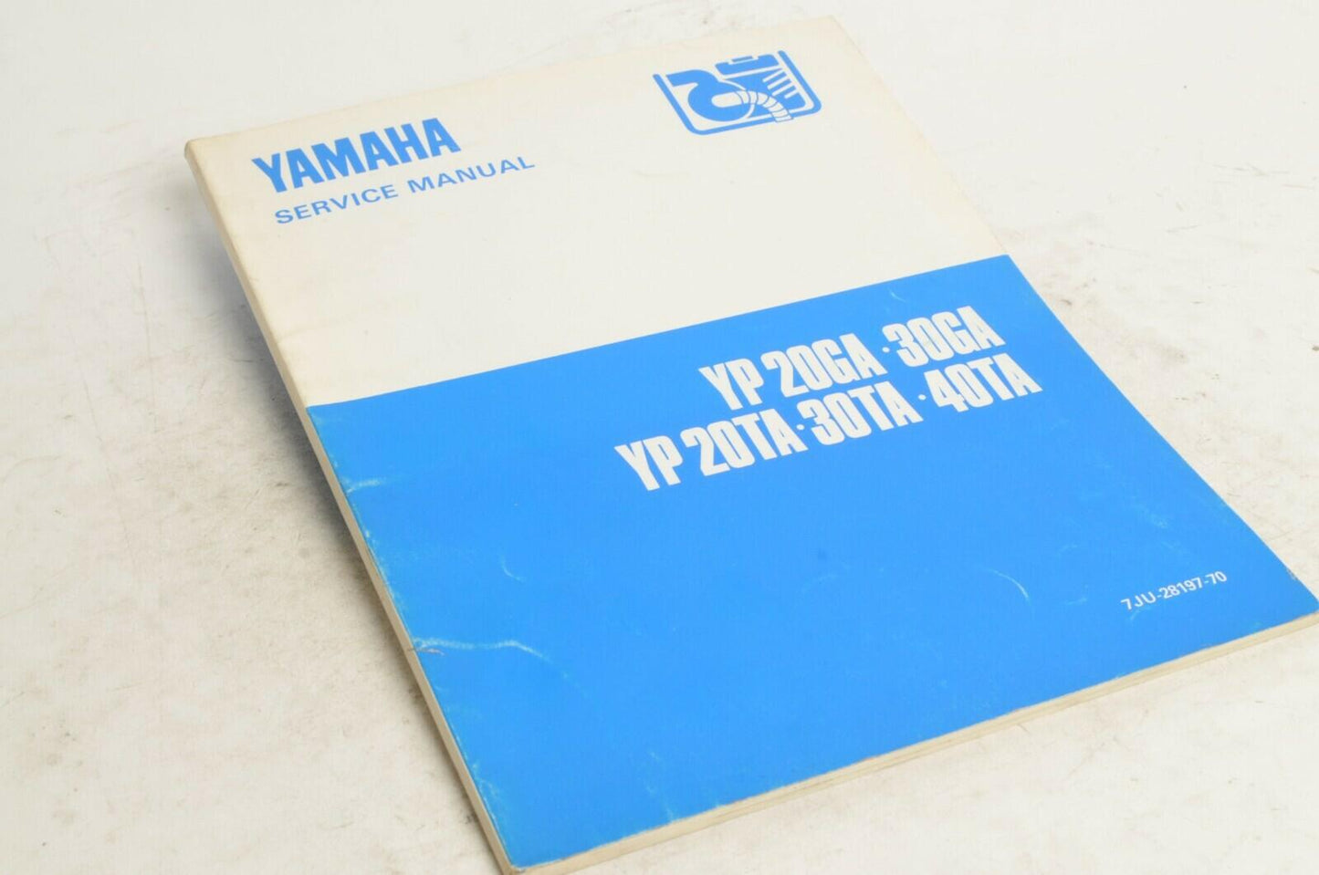 Yamaha Service Shop Manual D'atelier - YP 20GA 30GA TA En/Fr | 7JU-28197-70