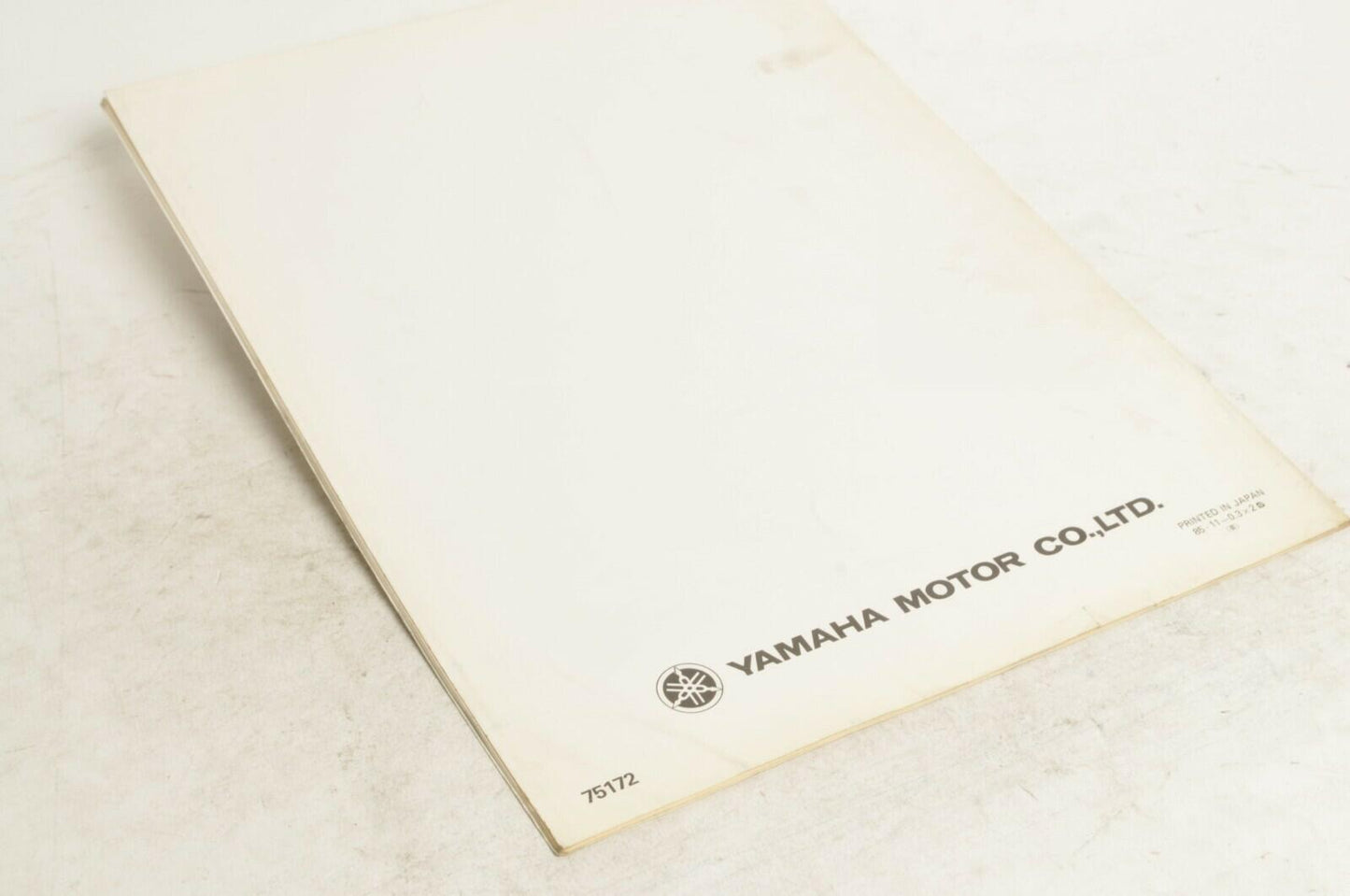 Yamaha Service Shop Manual - YP20GN En | YE3-28197-E0