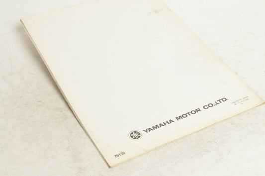 Yamaha Service Shop Manual - YP20GN En | YE3-28197-E0