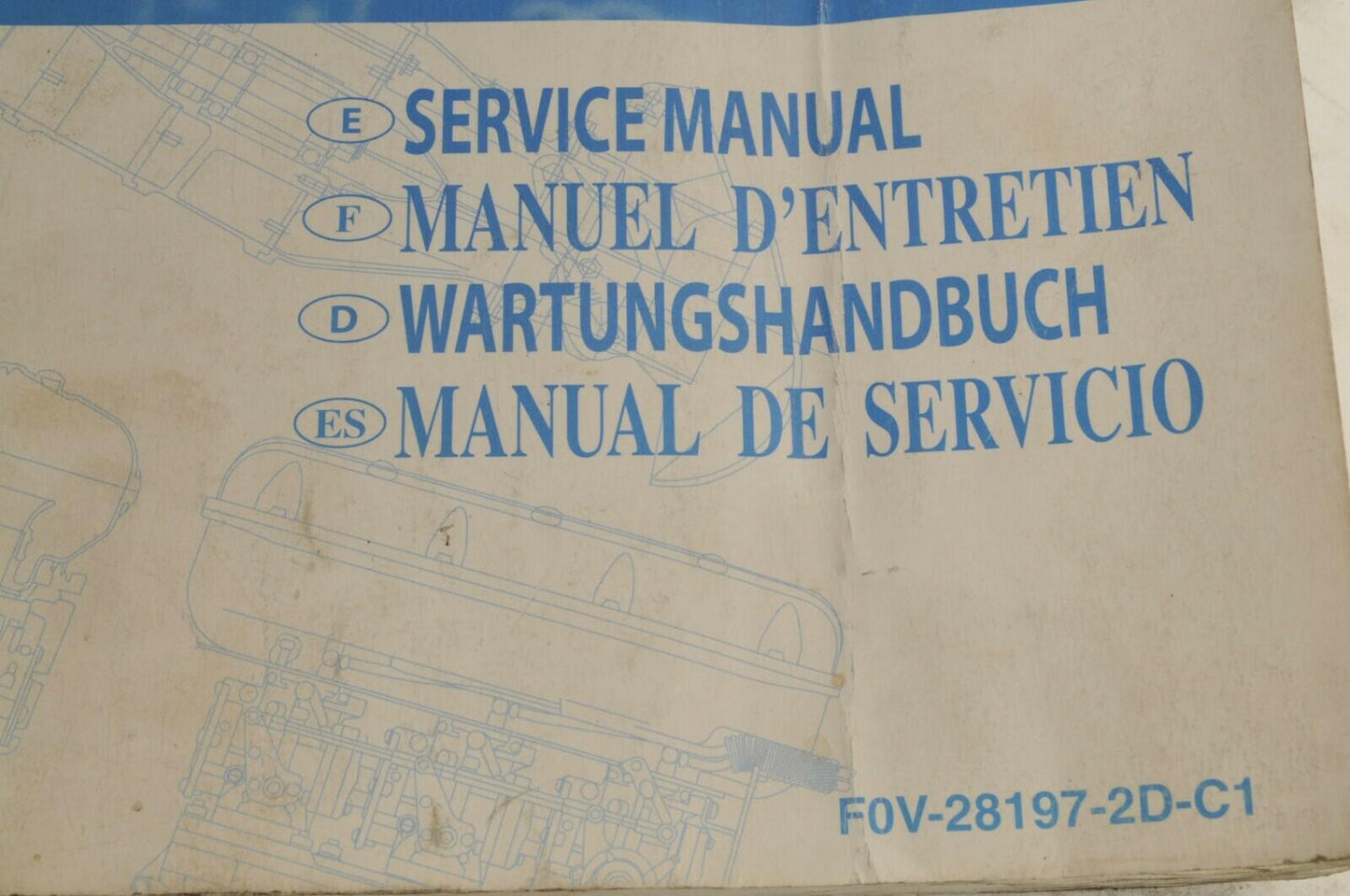 Yamaha Service Shop Manual - WaveRunner XLT1200 En/Fr/De/Es | 460068