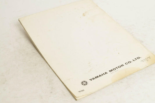 Yamaha Service Shop Manual - MF410S 410SR En | 75G-28197-E0