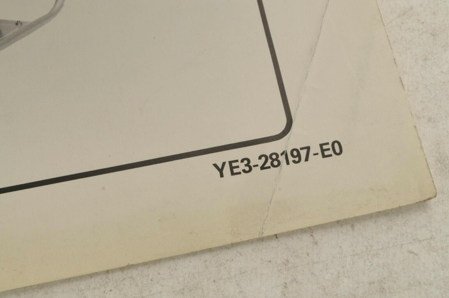 Yamaha Service Shop Manual - YP20GN En | YE3-28197-E0