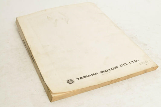Yamaha Service Shop Manual EXCEL-V 1979 English French | 8H8-28197-70