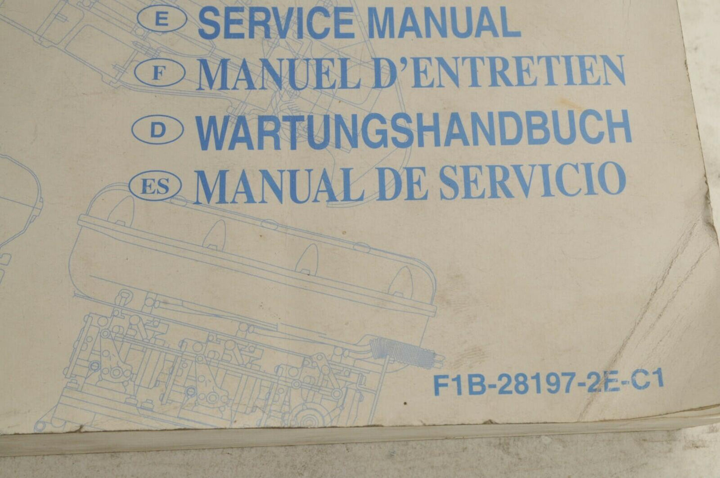 Yamaha Service Shop Manual - WaveRunner FX140 En/Fr/De/Es | 460078