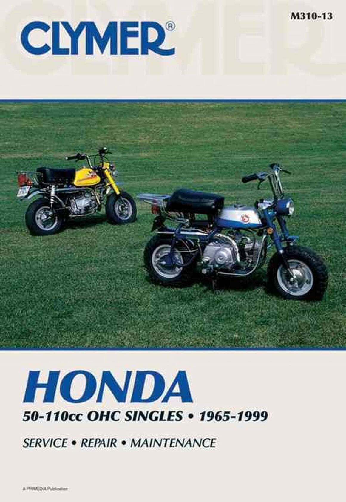 Clymer Honda 50-110cc OHC Singles, 1965-1999: Service, Repair, Maintenance