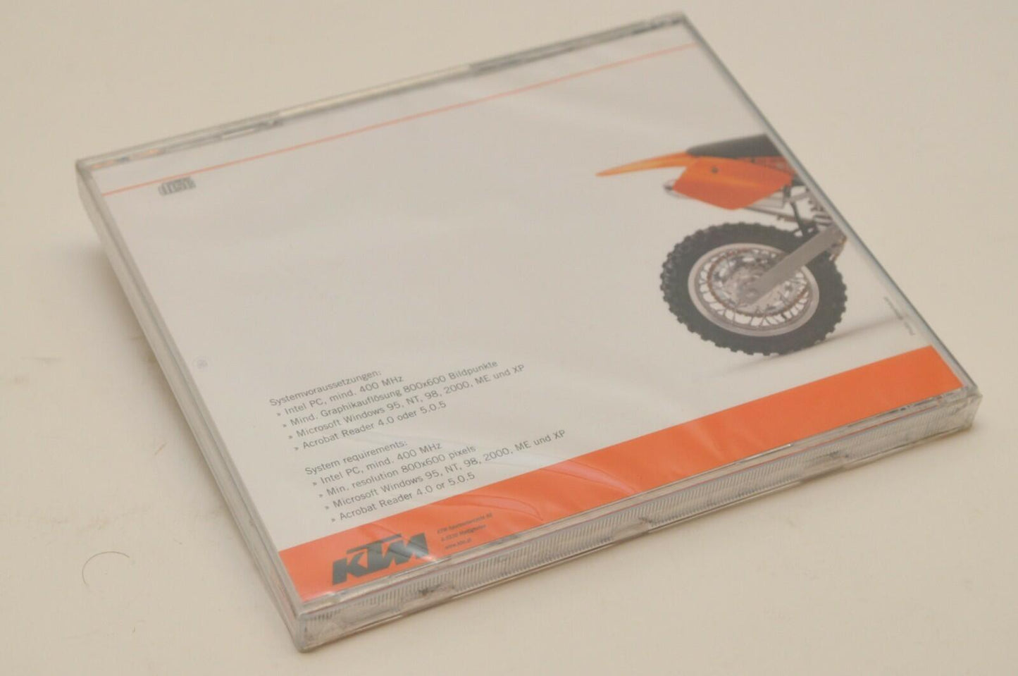 NEW GENUINE KTM SERVICE REPAIR WORKSHOP MANUAL CD 3206028 - 2002-2006 50 AC/LC