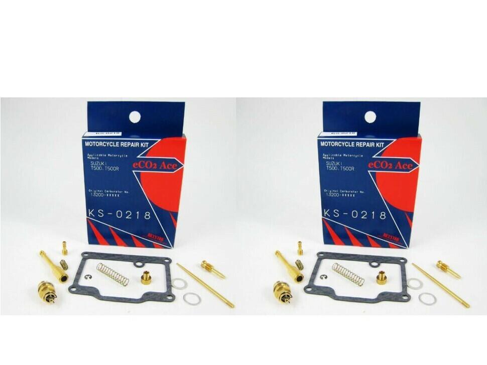 Suzuki Carburetor Repair Carb Kit Titan T500 1969-1975 KS-0218 x2 Keyster Japan