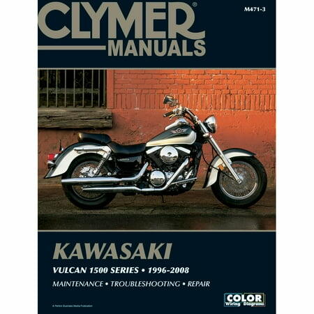 Clymer Manuals M4713; Fits Kawasaki Vn1500 Vulcan Class Motorcycle Repair Service Manual
