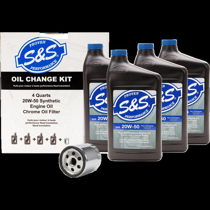 S&S CYCLE S&S OIL CHANGE KIT TWIN CAM 153969