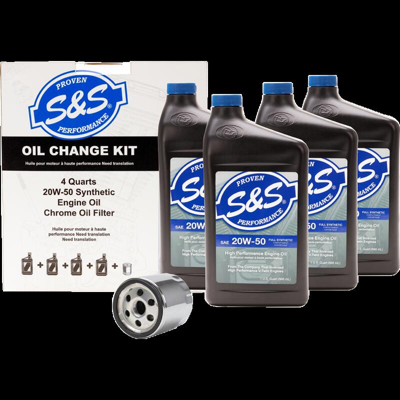 S&S CYCLE S&S OIL CHANGE KIT EVO/XL 153965