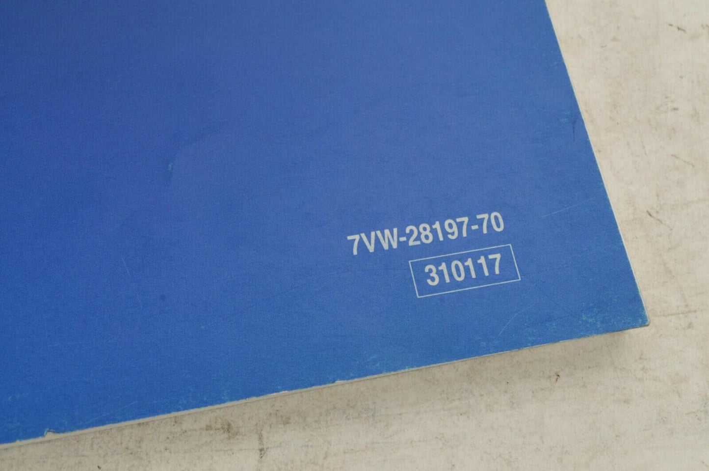 Yamaha Service Shop Manual D'atelier - EF4000 EF4000DX | 7VW-28197-70