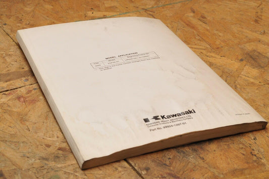 Kawasaki Factory Service Manual FSM SHOP OEM KFX50 2003 99924-1297-01