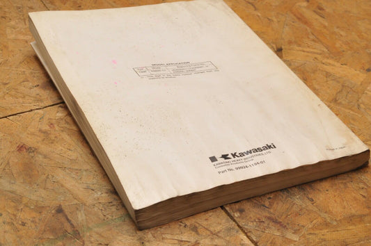 Kawasaki Factory Service Manual OEM SHOP VULCAN EN 500 LTD 1996 99924-1194-01