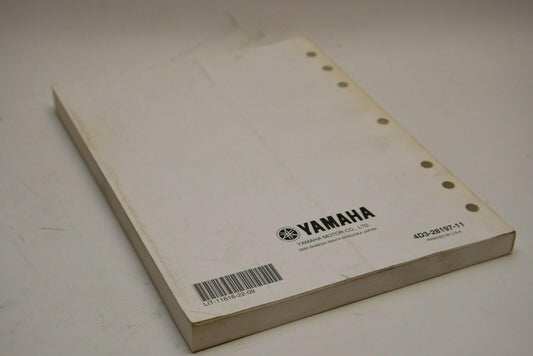 OEM Yamaha ATV Service Shop Manual LIT-11616-22-09 2009 RAPTOR 250 YFM25RY ++