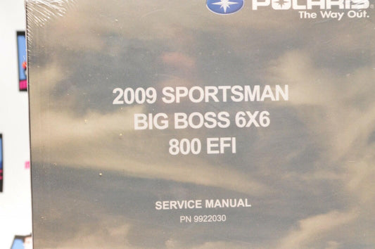 NEW POLARIS Factory Service Shop Manual 2009 SPORTSMAN BIG BOSS 6X6 9922030