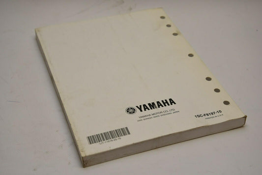 OEM Yamaha ATV Service Shop Manual LIT-11616-25-16 GRIZZLY 300 YFM30GB 2012 12