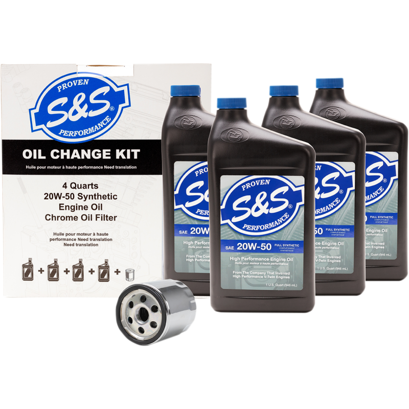 S&S CYCLE S&S OIL CHANGE KIT TWIN CAM 153969