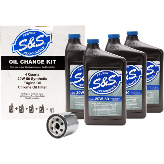 S&S CYCLE S&S OIL CHANGE KIT TWIN CAM 153969