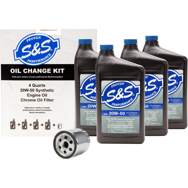 S&S CYCLE S&S OIL CHANGE KIT EVO/XL 153965