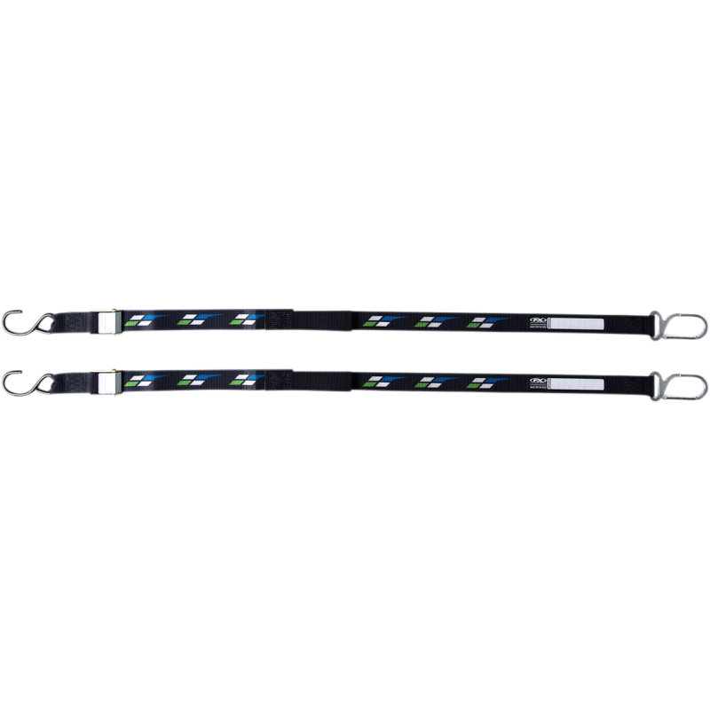 FACTORY EFFEX TIE DOWNS KAWASAKI BLK 22-45180