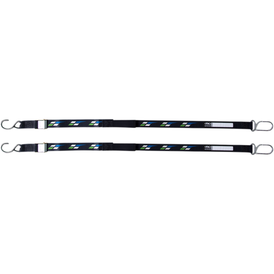 FACTORY EFFEX TIE DOWNS KAWASAKI BLK 22-45180