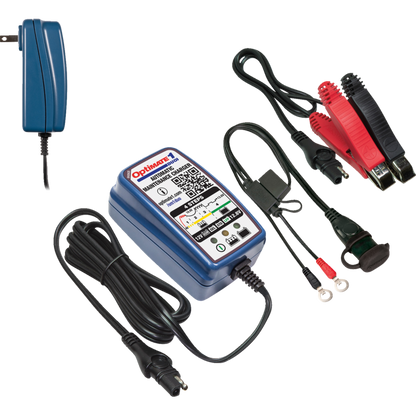 OptiMate 1 VoltMatic, TM-401a, 0.6A Battery Charger & Maintainer for Small 6/12V Batteries