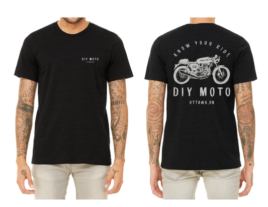 DIY Moto Shop Tee, Black