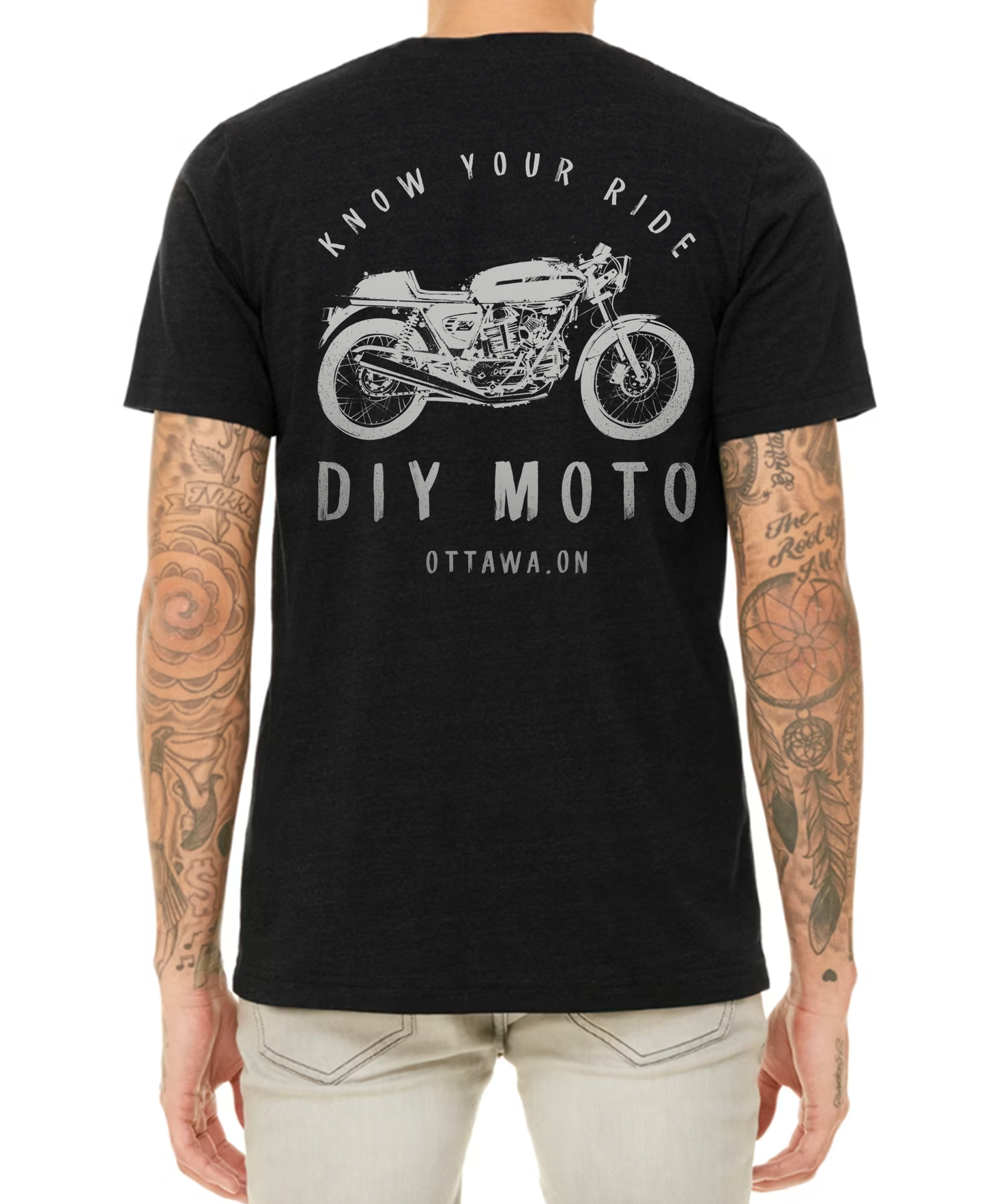 DIY Moto Shop Tee, Black