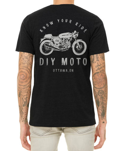 DIY Moto Shop Tee, Black