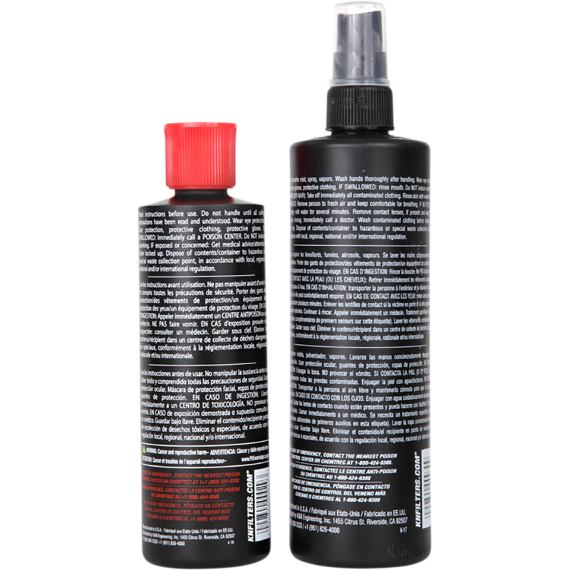 K&N Filters Filter Care Service Kit - Squeeze Red, 8 oz. Squeeze Oil