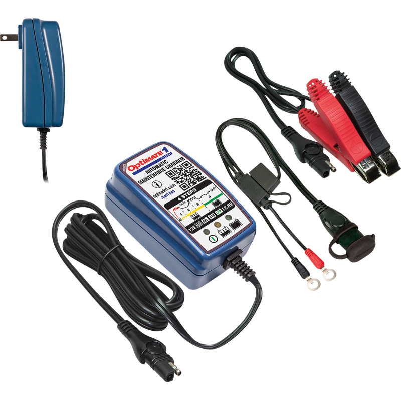 OptiMate 1 VoltMatic, TM-401a, 0.6A Battery Charger & Maintainer for Small 6/12V Batteries