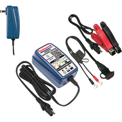 OptiMate 1 VoltMatic, TM-401a, 0.6A Battery Charger & Maintainer for Small 6/12V Batteries