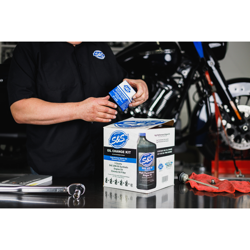 S&S CYCLE S&S OIL CHANGE KIT M8 3601-0492