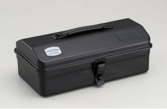 TOYO Steel Tool Box Y-280 Black - 11x6x4 (approx)  -  Made in JAPAN