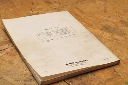 Kawasaki Factory Service Manual FSM SHOP OEM KX85 KX100 2001 #99924-1265-01