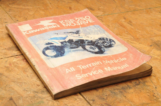 Kawasaki Factory Service Manual FSM SHOP OEM KSF250 MOJAVE 1987  #99924-1067-01