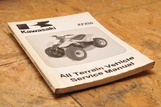 Kawasaki Factory Service Manual FSM SHOP OEM  KFX50 2003  99924-1297-01