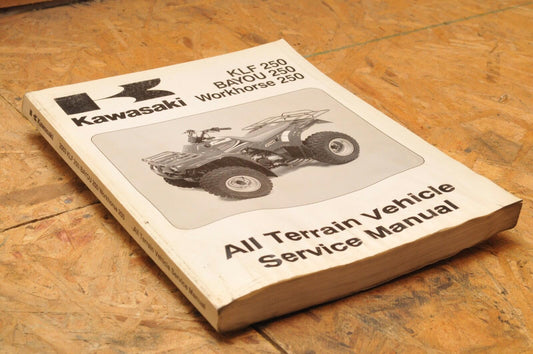 Kawasaki Factory Service Manual FSM SHOP KLF250 BAYOU WORKHORSE 99924-1284-01