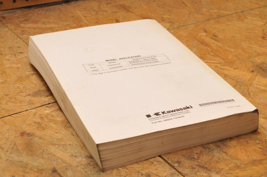 Kawasaki Factory Service Manual OEM SHOP NINJA ER-6N ABS 2009 99924-1418-01