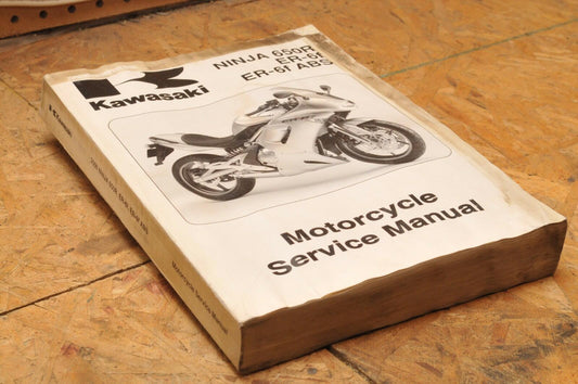 Kawasaki Factory Service Manual FSM OEM SHOP Ninja 650R/ER-6f/ABS 99924-1361-01