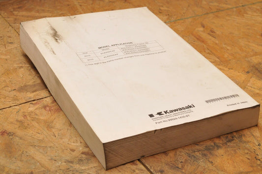 Kawasaki Factory Service Manual OEM SHOP VERSYS ABS 2010 99924-1435-01